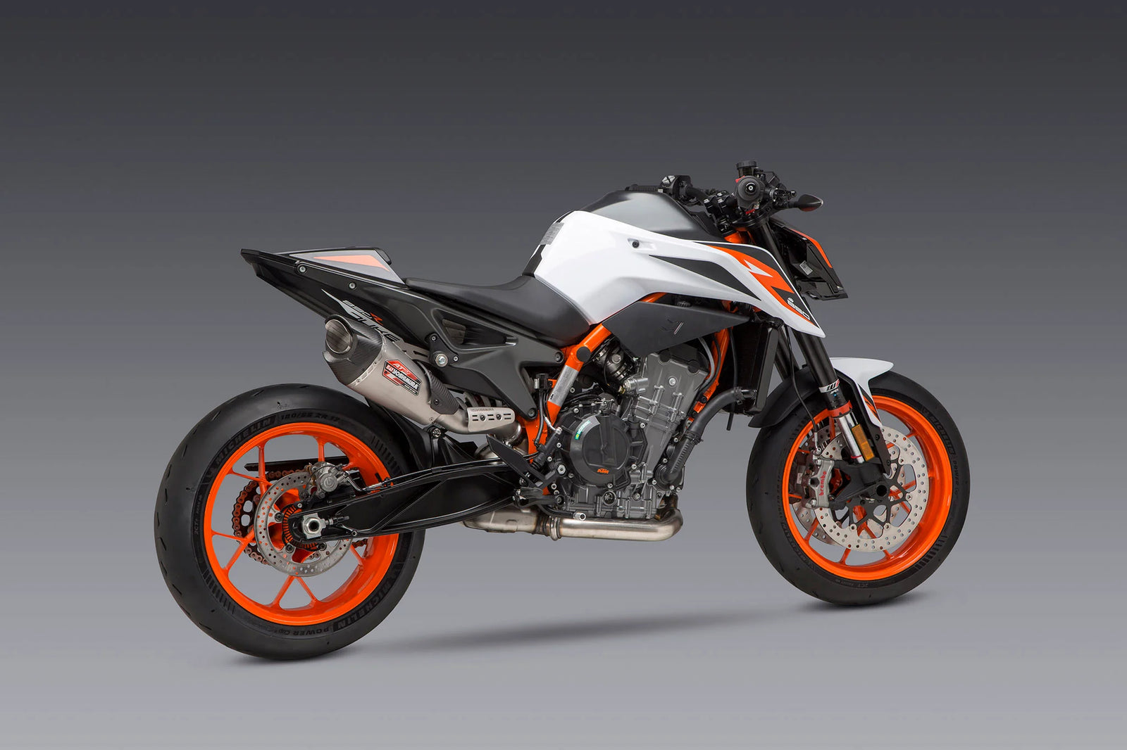 Yoshimura 890 DUKE R 20-21 / 790 DUKE 19-20 AT2 Stainless Slip-On Exhaust, W/ Stainless Muffler