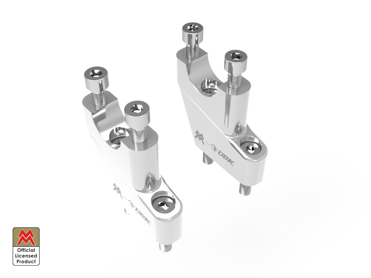 Ducabike DBK BRM04 Handlebar Riser Kit Moto Morini Seiemmezzo - SILVER