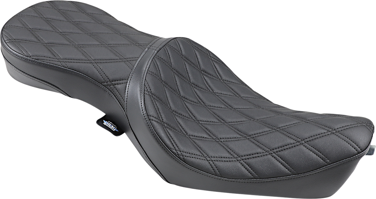 Drag Specialties Seats Double Bucket Seat - Double Diamond Stitch - XL '10-'22