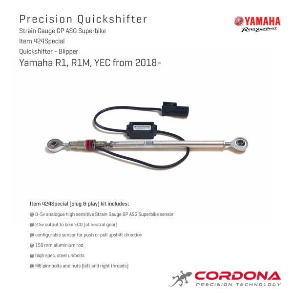 Cordona GP ASG Plug And Play Quickshifter Kit For Yamaha R1 R1M