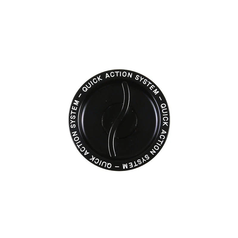 TWM Replacement Fuel Filler Center Cap For Quick Action Gas Cap - Black