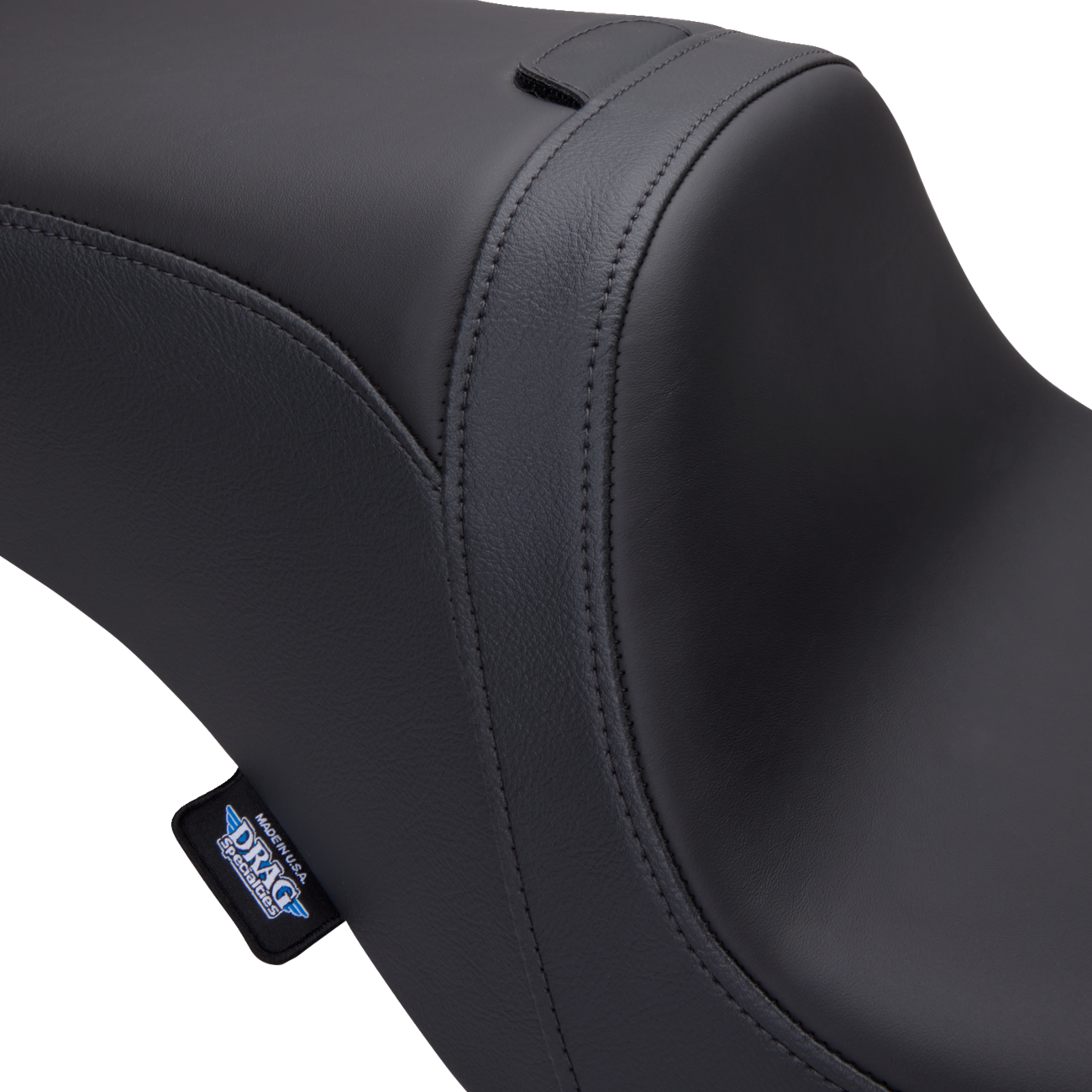 Drag Specialties Seats Predator 2-Up Seat - Solar Leather - Smooth - W/ Backrest Receptacle - FL '08-'23
