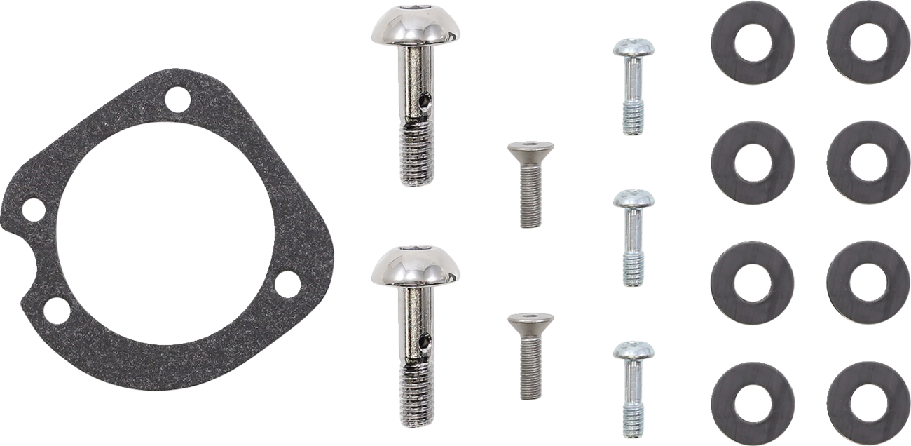 S&S Cycle Air Stinger Stealth Air Cleaner Kit - Black Chrome Ring