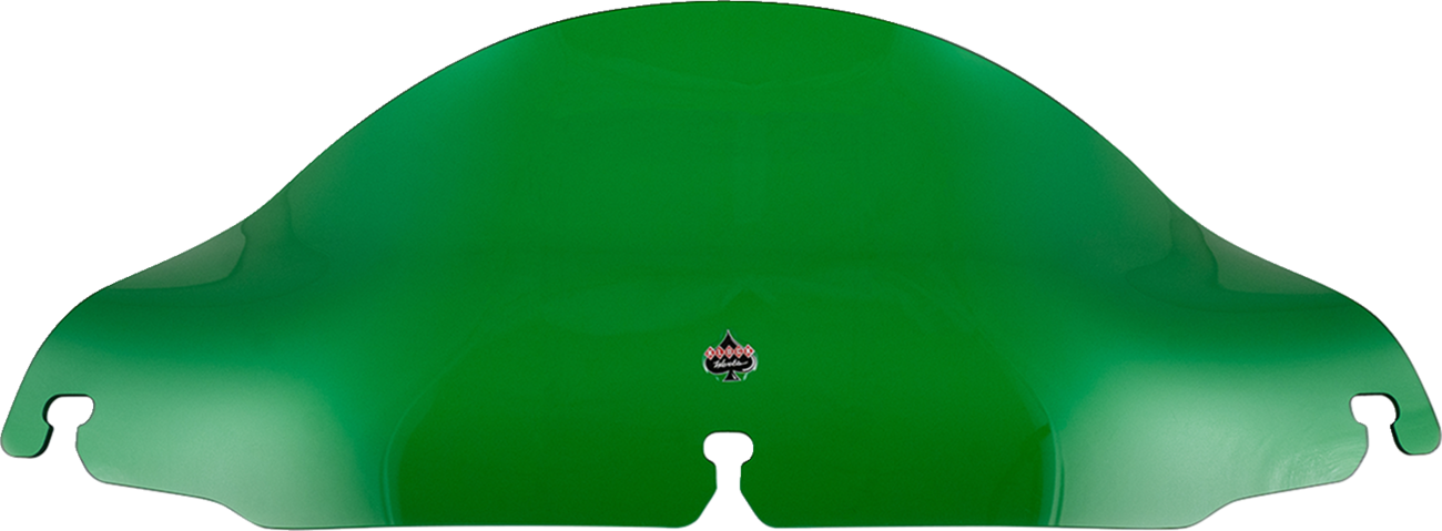 Klock Werks Kolor Flare® Windshield - 6-1/2" - Green - '96-'13 FLHT/FLHX