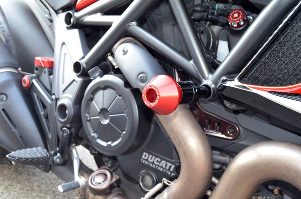 Ducabike DBK PTDV02 Diavel Protection Frame - RED