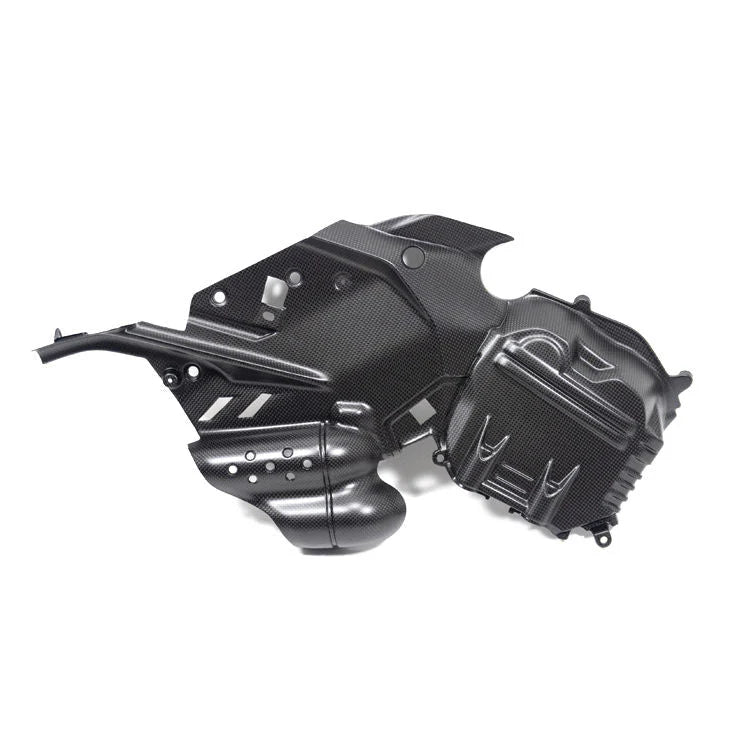 Ilmberger Carbon Fiber Left Side Engine Cover Ducati Diavel V4 - Satin