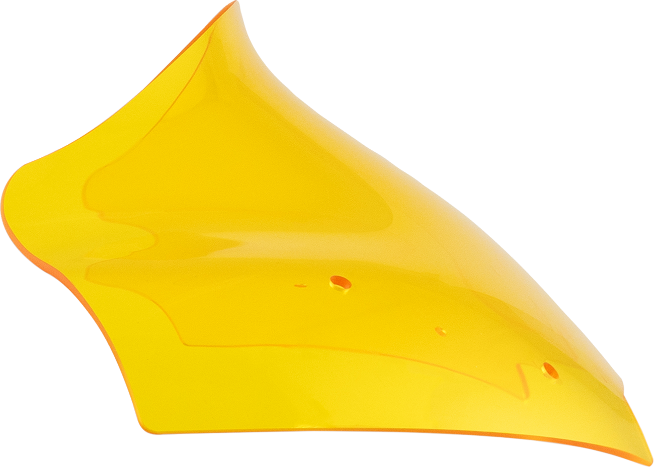 Klock Werks Kolor Flare® Windshield - 10" - Yellow - '23-'25 FLTRX