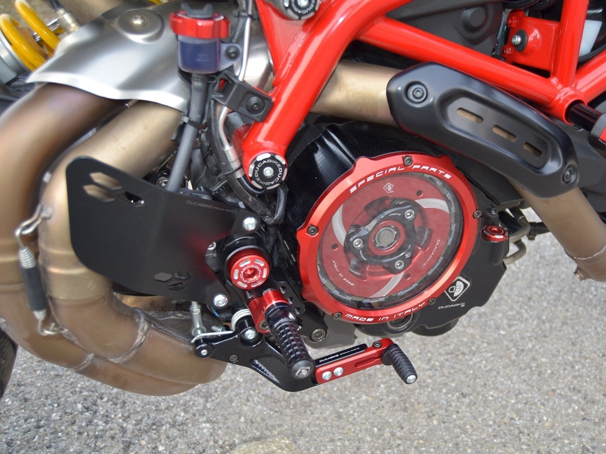 Ducabike DBK TTF04 KIT CENTRAL FRAME CAPS (Swing Arm) - RED