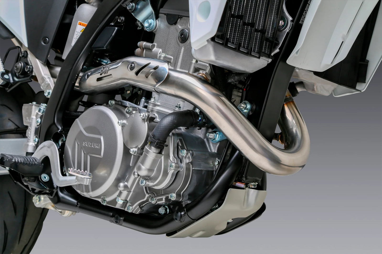 Yoshimura DR-Z4 S/Sm 25-26 Race RS-12 Stainless Full Exhaust, W/ Stainless Muffler