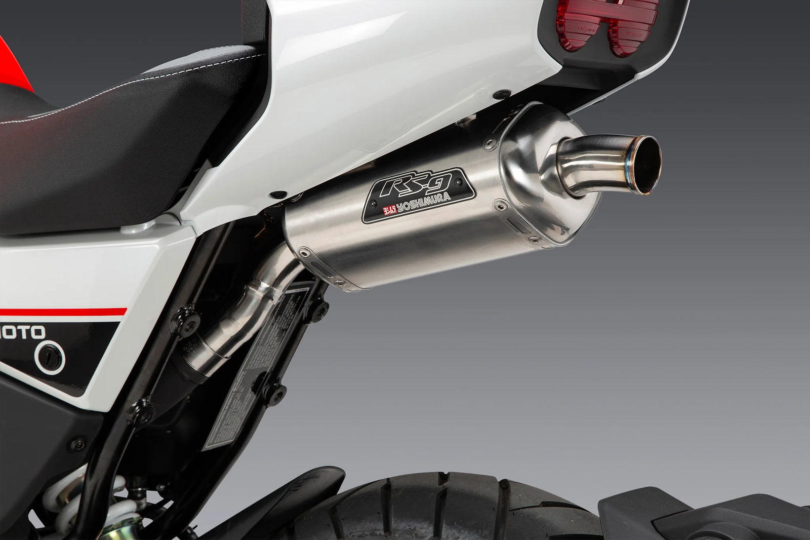 Yoshimura PAPIO SS/CL 24-25 RS-9 Stainless Slip-On Exhaust, W/ Aluminum Muffler