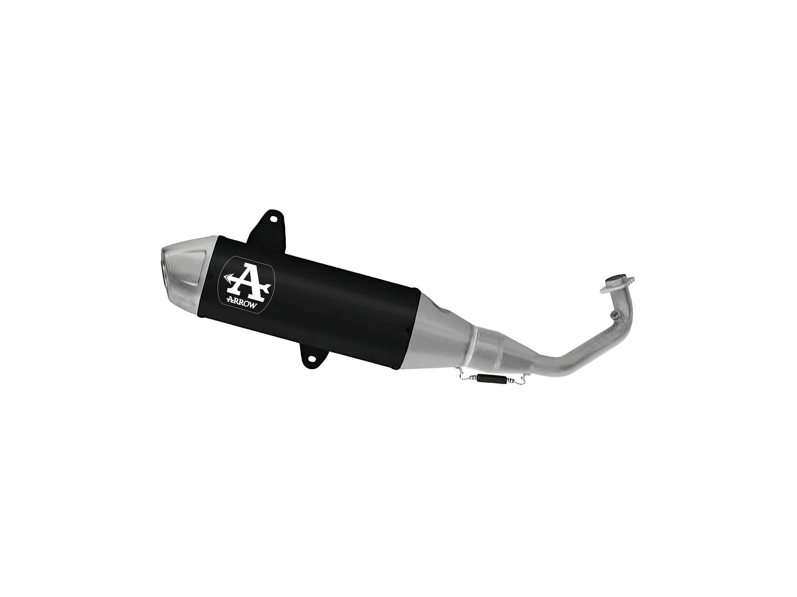 Arrow 53051AN Racing Full System With Urban Aluminium Dark Slip On With Steel End Cap