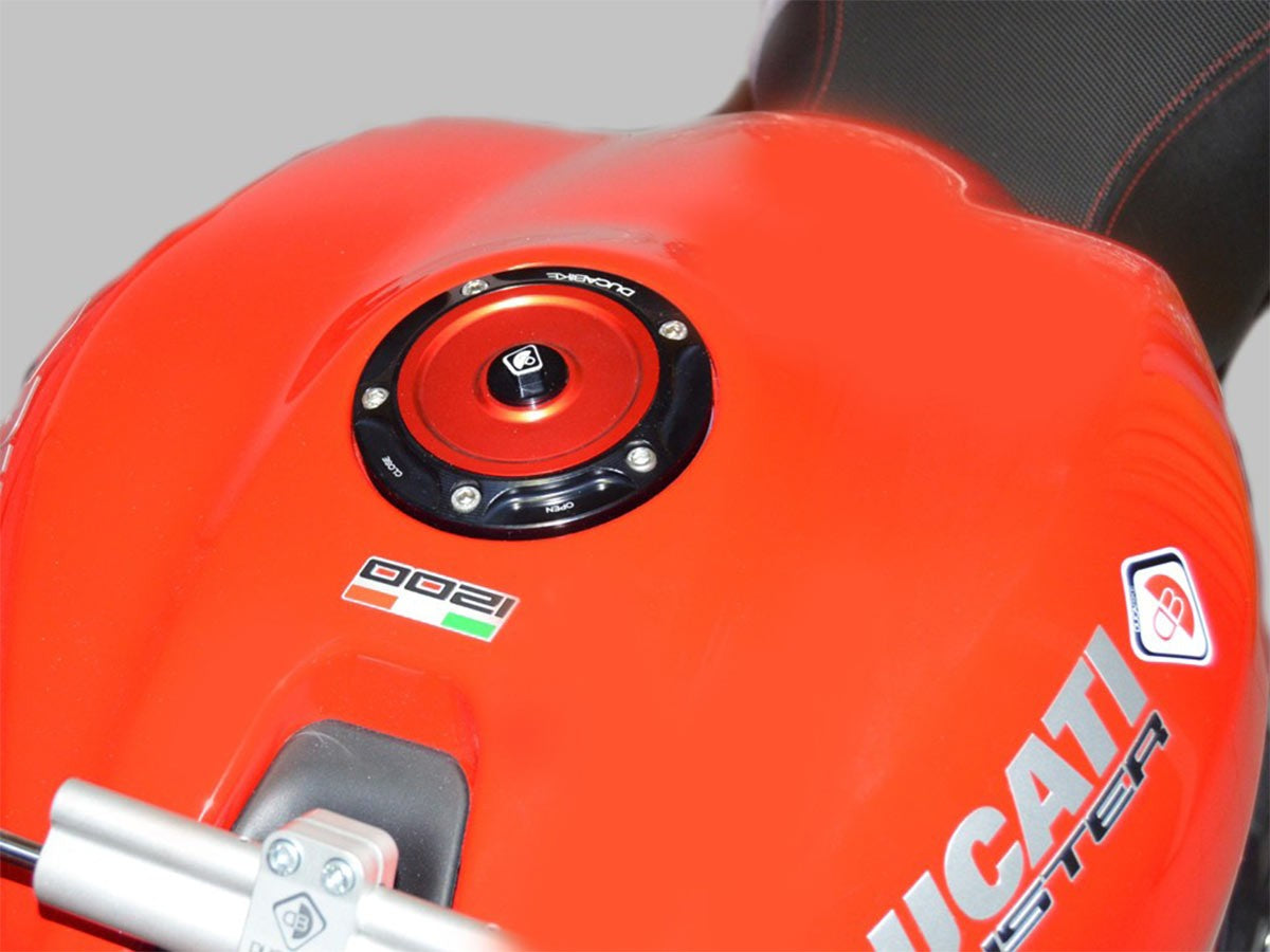 Ducabike DBK Tsb06 Fuel Tank Cap - BLACK-RED