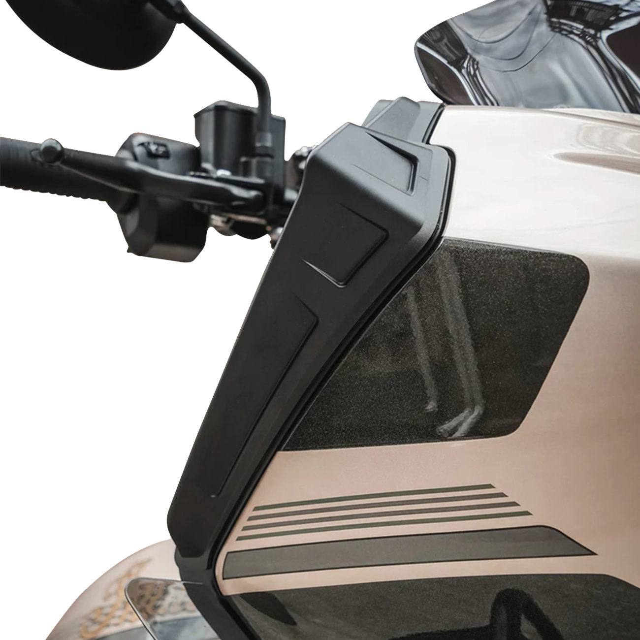 Klock Werks Flare® Wings - Black - '20-'25 Indian