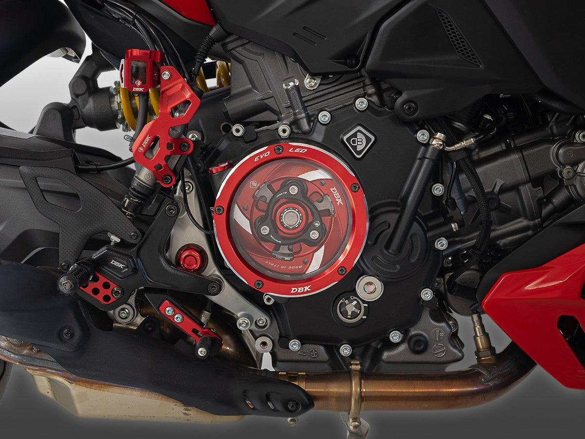 Ducabike DBK Clear Clutch Cover EVO LED Ducati V2