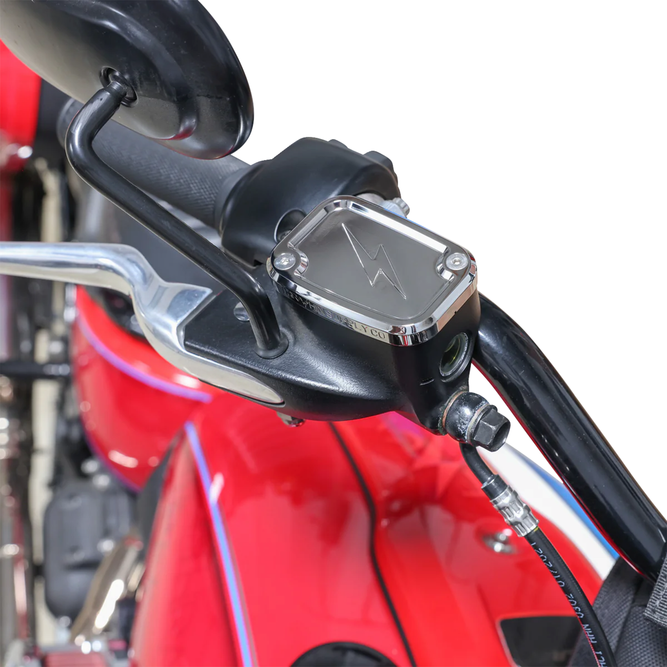 Thrashin Supply CO. Master Cylinder Cover - Brake - Front - Chrome