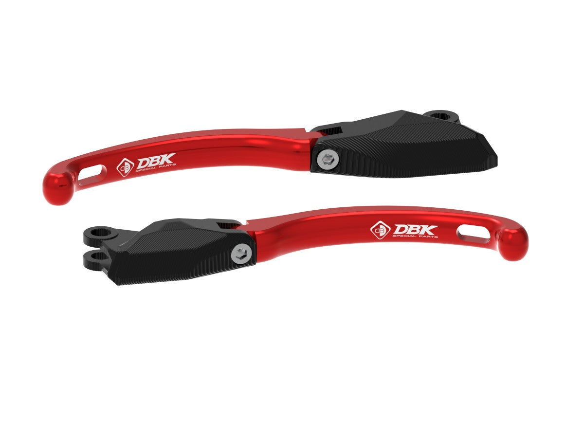 Ducabike DBK LE24 BMW R1300GS Folding Brake / Clutch Levers - RED