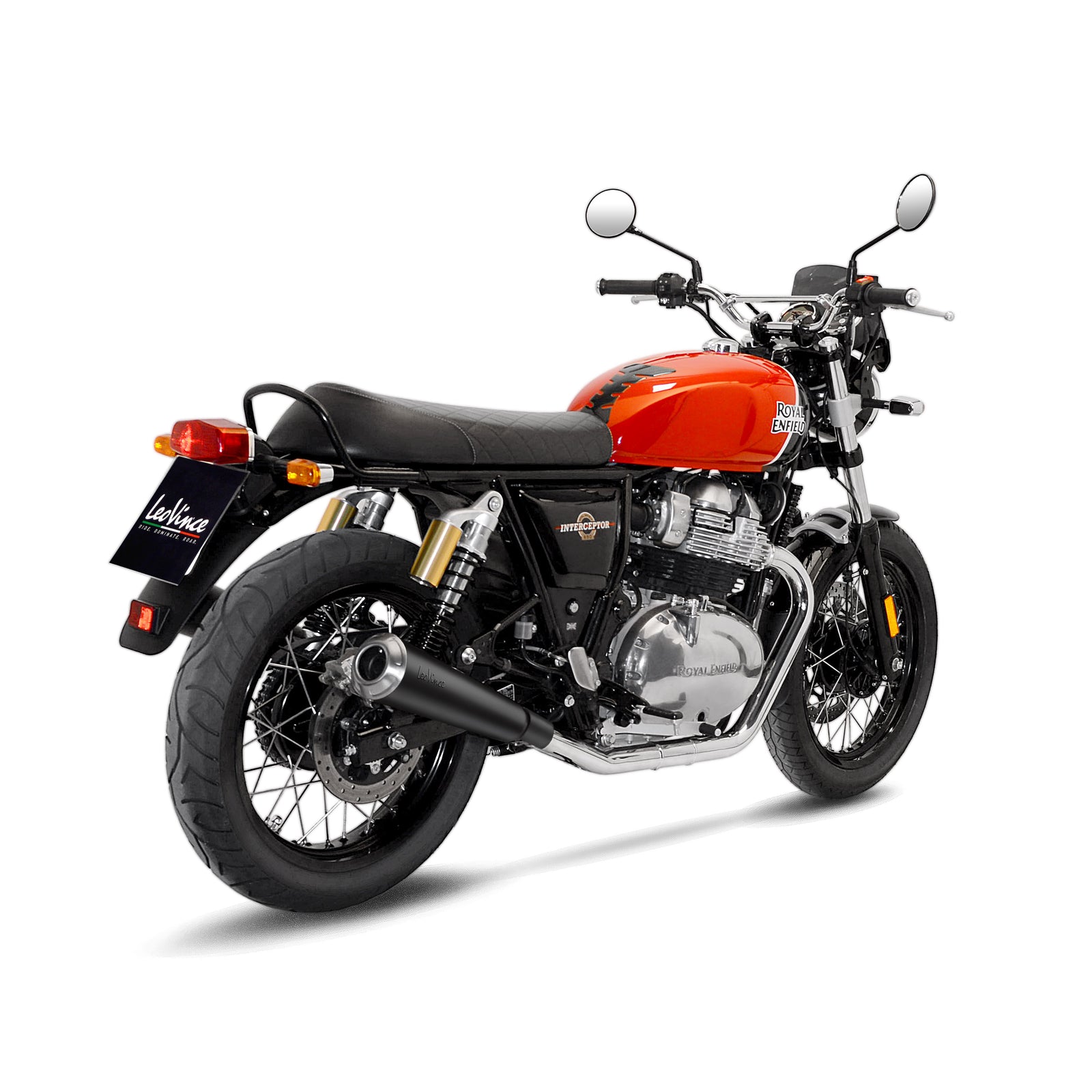 LeoVince Classic Racer Black Edition (15007BU) - for ROYAL ENFIELD | CONTINENTAL GT 650 / INTERCEPTOR 650 | 2019 - 2026 - image 2 of 4