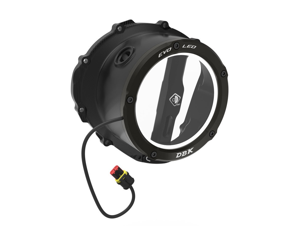 Ducabike DBK Ccdvl19 Triumph 765 Clear Clutch Cover 3D-EVO LED - BLACK-BLACK