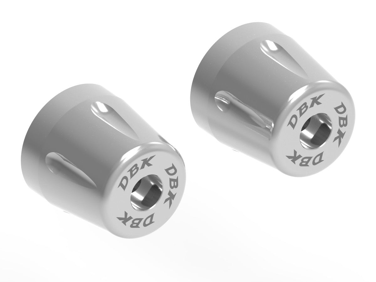 Ducabike DBK CM13 Handlebar Caps - Silver