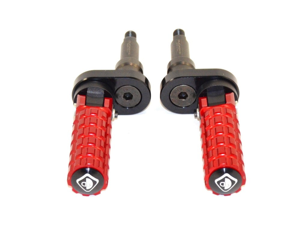 Ducabike DBK PPSCRA01 Adjustable Foot Pegs Scrambler - RED