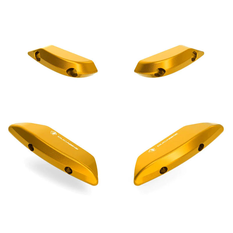 Ducabike DBK 3D Wing Delete Block Off Plates For Ducati Streetfighter V4 V4S - Gold