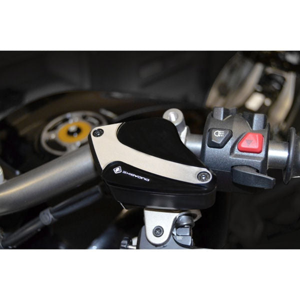 Ducabike DBK Front Brake And Clutch Fluid Reservoir Covers For XDiavel S