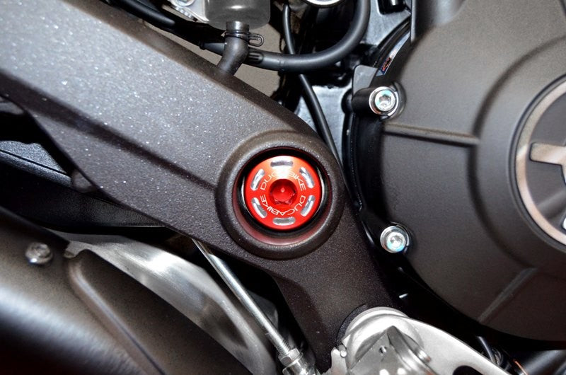 Ducabike DBK TTF04 KIT CENTRAL FRAME CAPS (Swing Arm) - RED
