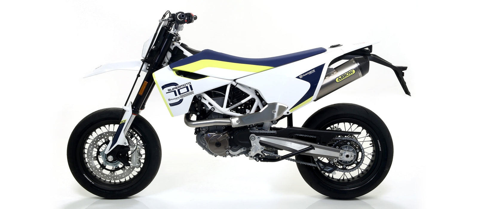 Race-Tech Titanium Slip On With Carbon End Cap