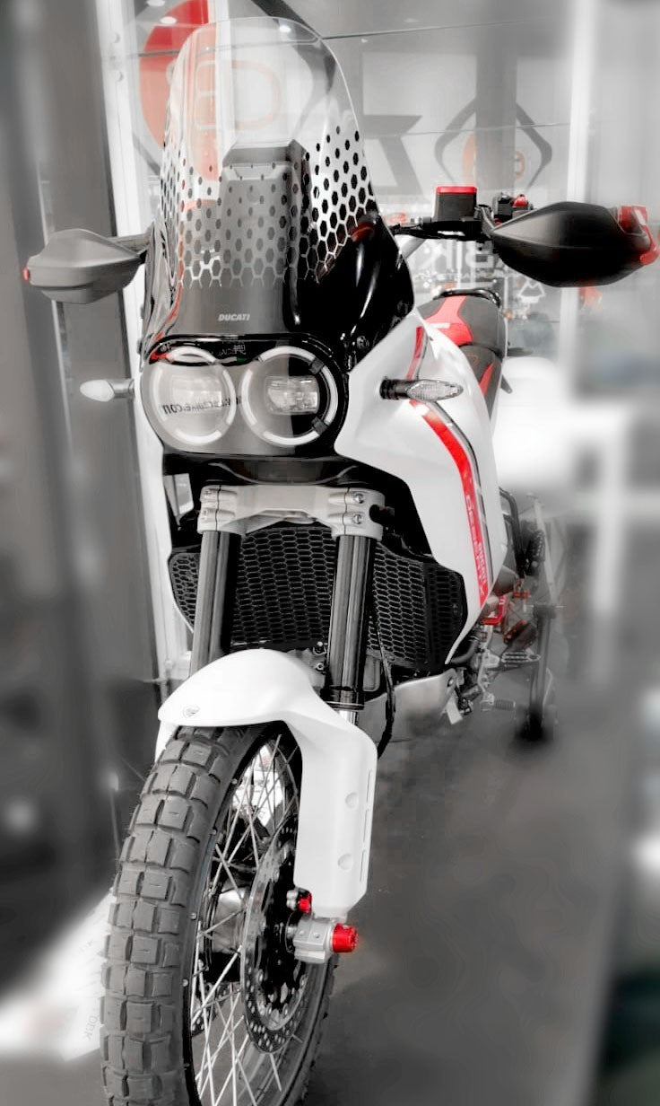 Ducabike DBK GR14 DesertX H20 Radiator Guard - BLACK
