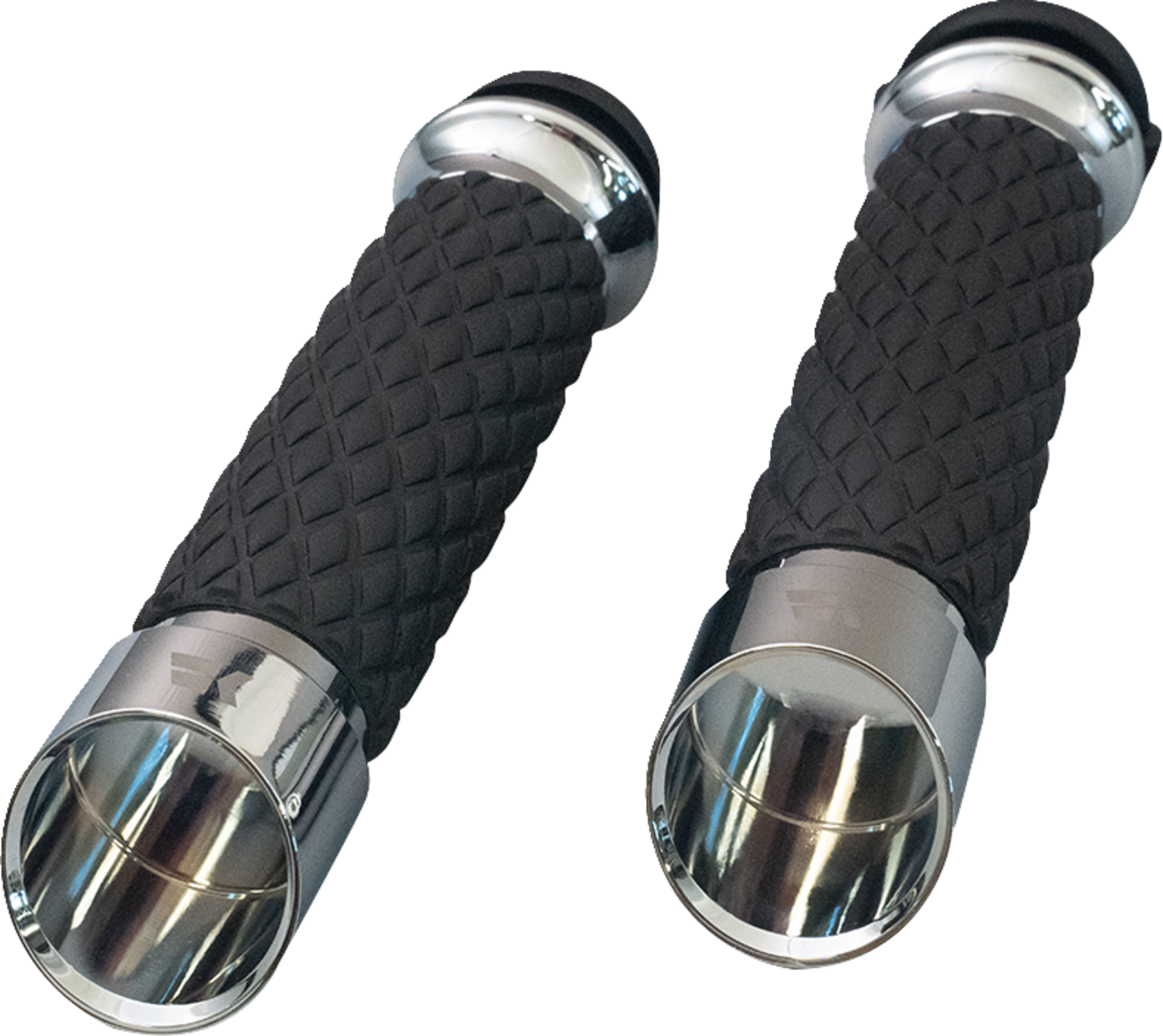 Khrome Werks Edge Grips - Custom Contour - Diamond - Chrome