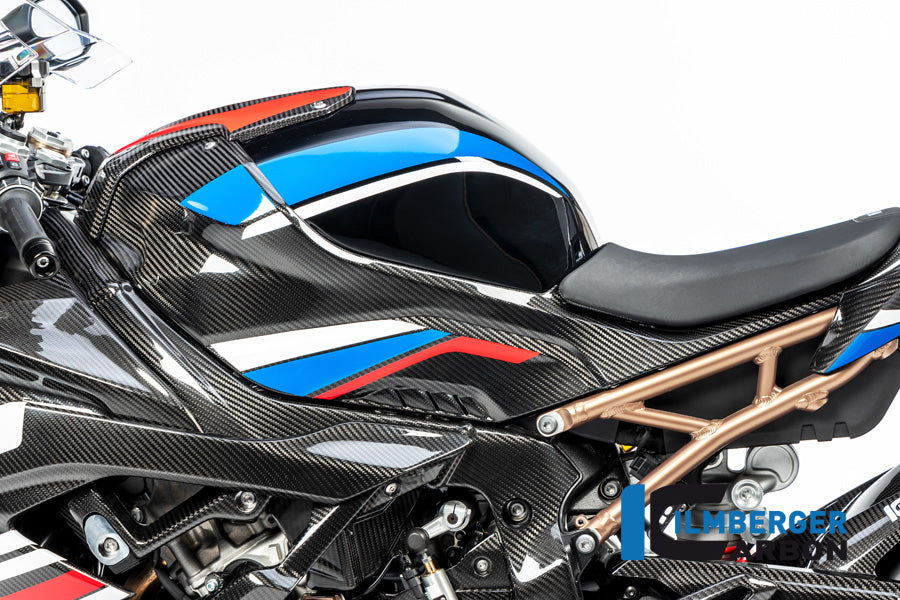 Ilmberger Carbon Tank Side Panel Full Version Left BMW M1000RR / S1000RR - Gloss / Twill