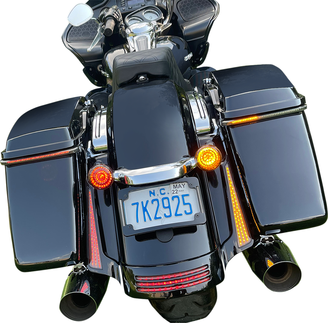 Custom Dynamics Turn Signal Inserts - Amber/Red - Harley-Davidson®