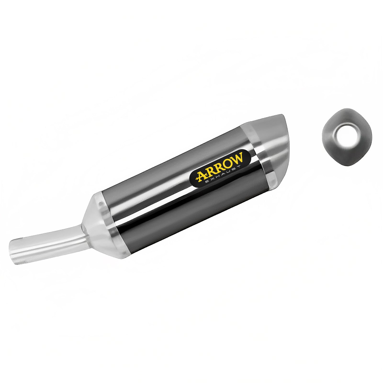 Arrow 71742AON Street Thunder Aluminium Dark Slip On For Stock Headers