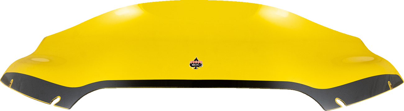 Klock Werks Kolor Flare® Windshield - 6" - Yellow - '15-'25 FLTR