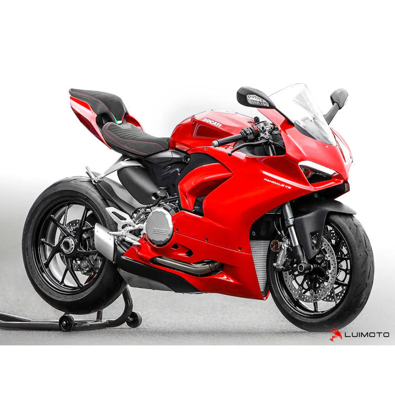 Luimoto Corsa Black Seat Cover For Ducati Panigale V2