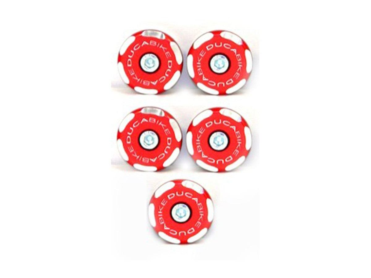 Ducabike DBK TT99802 Kit Frame Plugs - RED