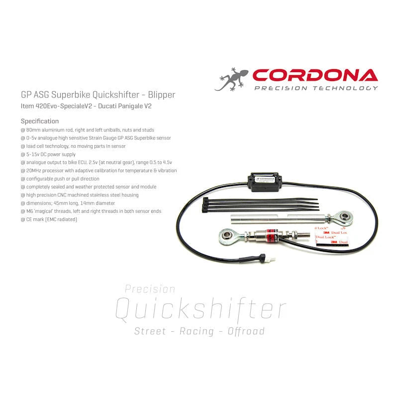 Cordona GP ASG Plug And Play Quickshifter Kit For Panigale V2