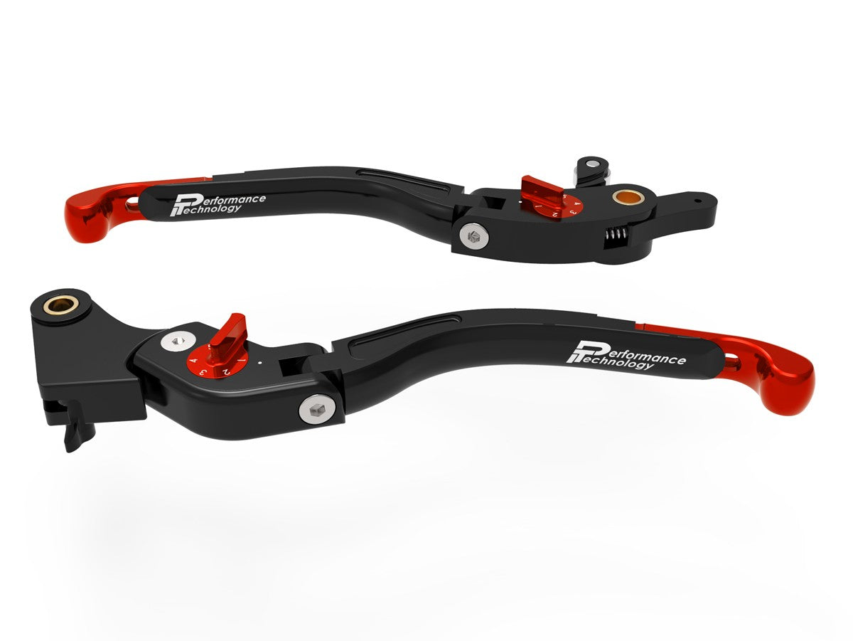Ducabike DBK LEA19 BMW Brake / Clutch Adjustable Levers Eco GP 2 - BLACK-RED