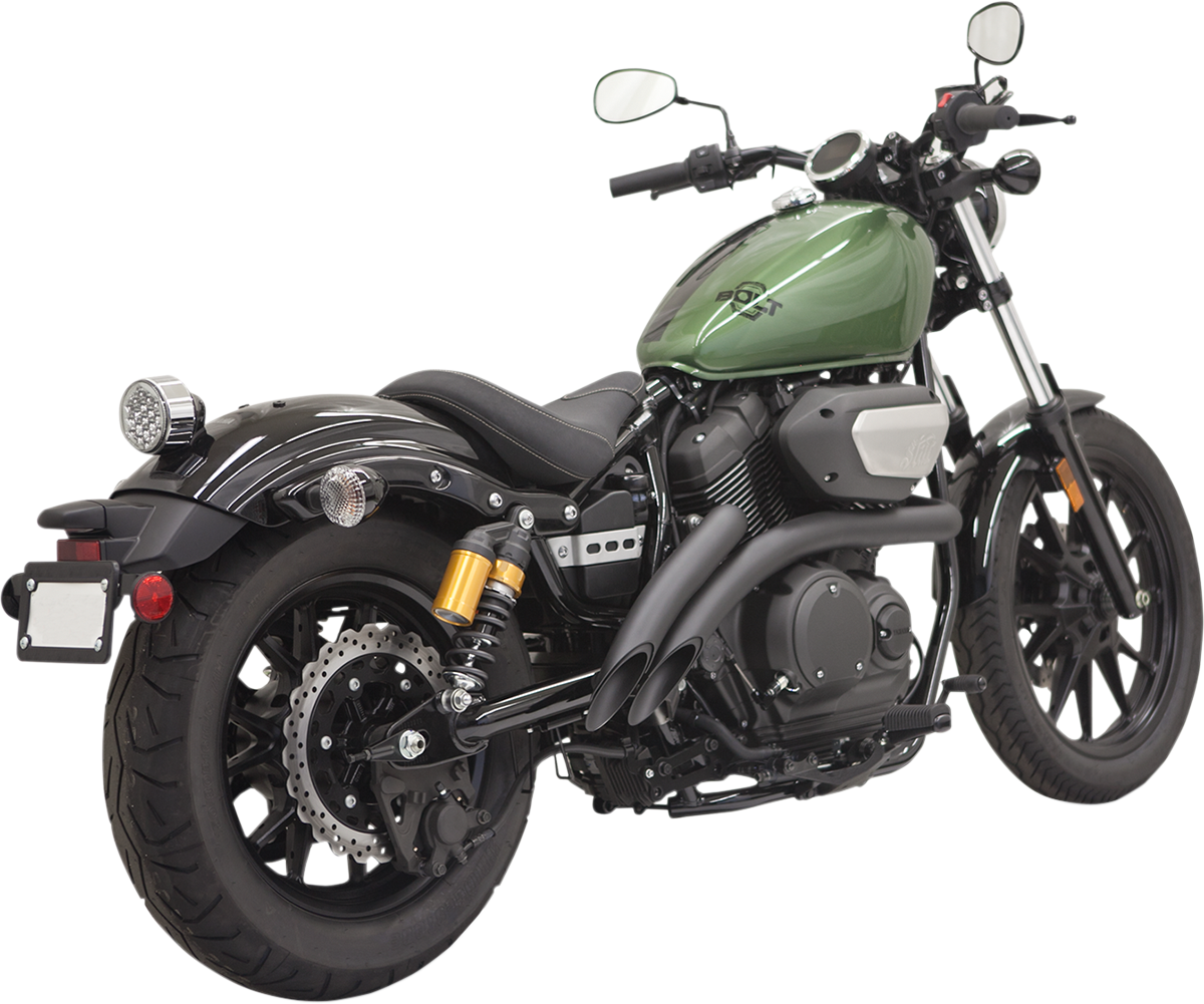 Bassani Xhaust Sweeper Exhaust - Black - Bolt