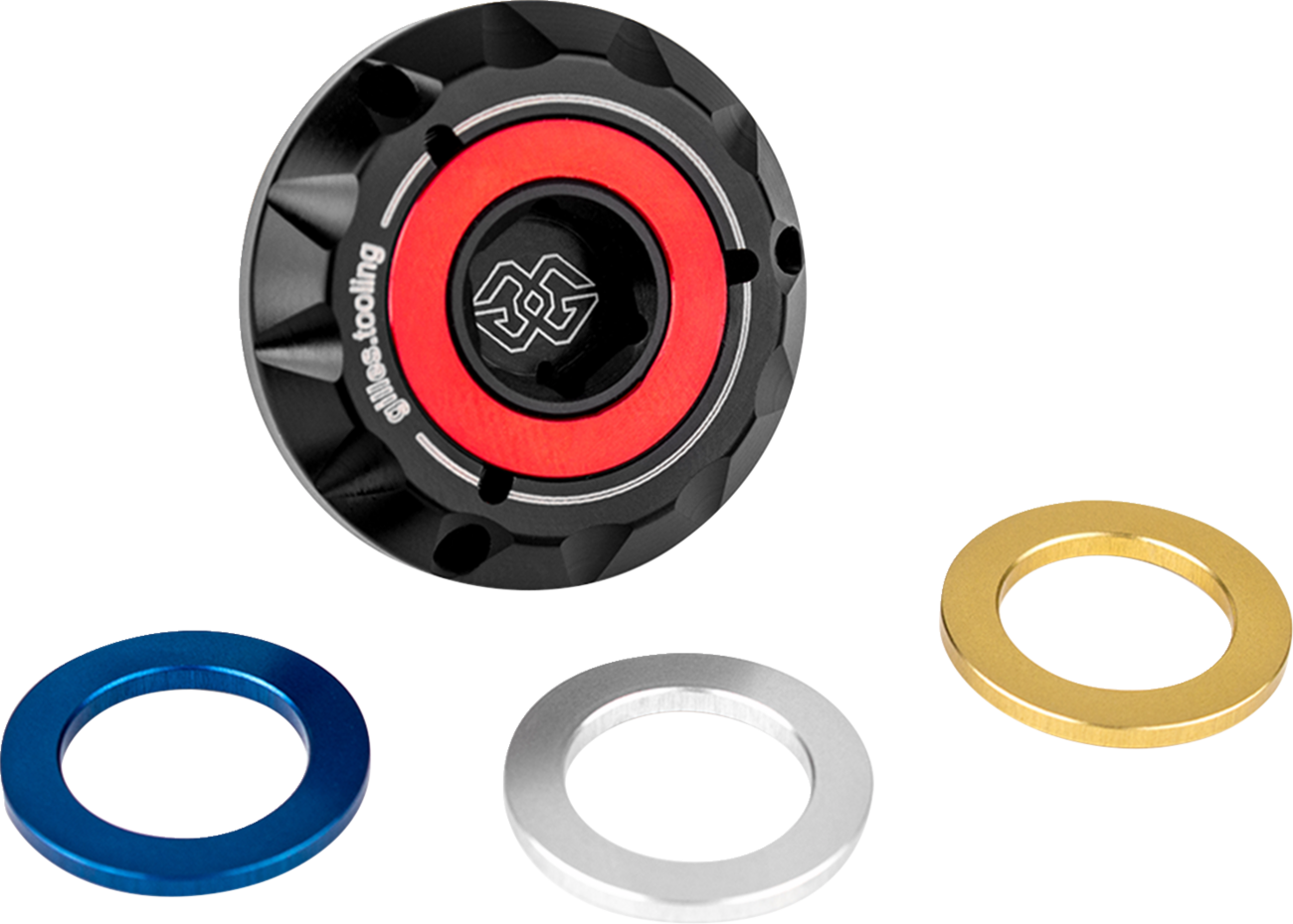 Gilles Tooling Oil Filler Plug - Black - M20 X 1.5 - Aprilia/Honda/Suzuki