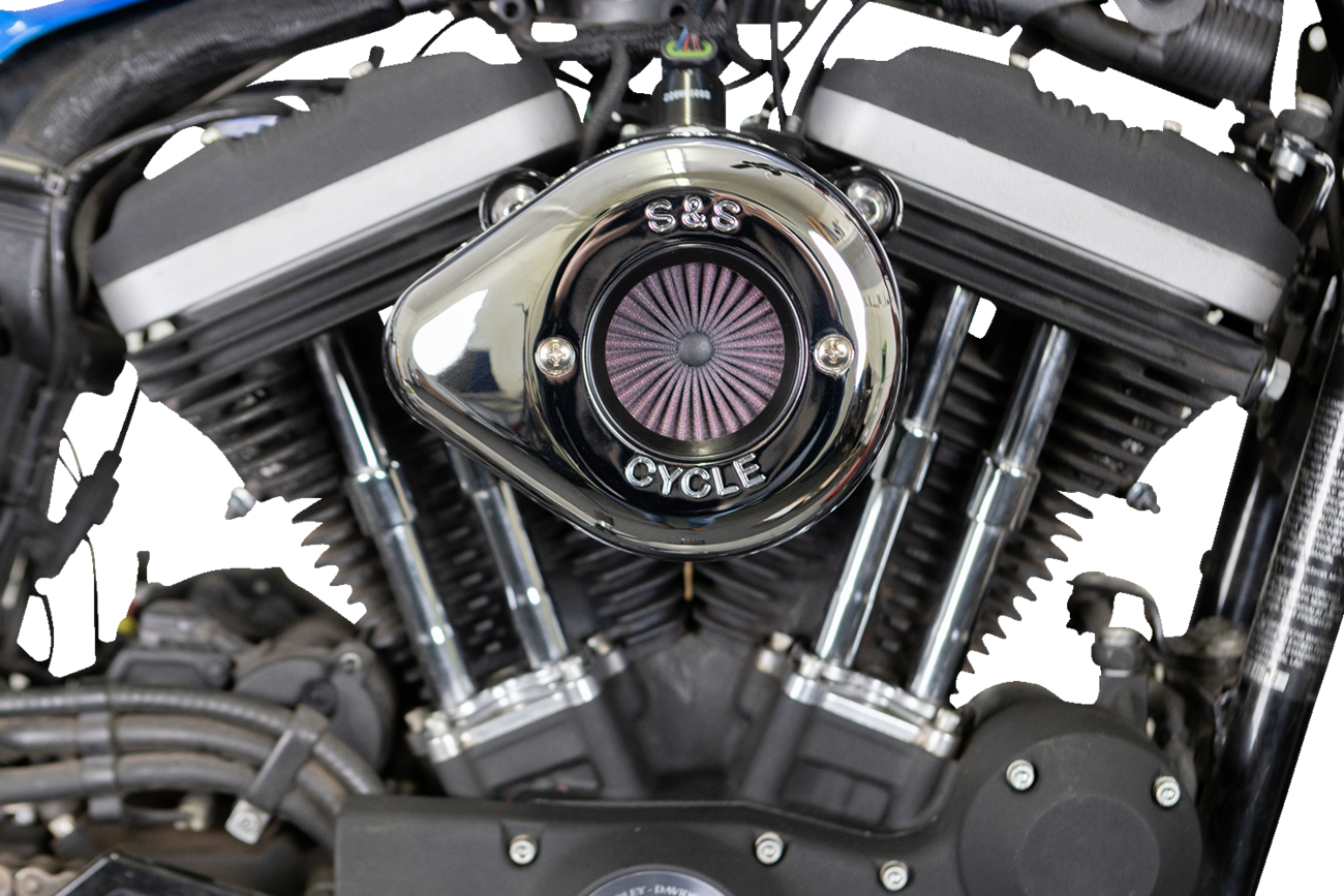 S&S Cycle Air Stinger Stealth Air Cleaner Kit - Chrome