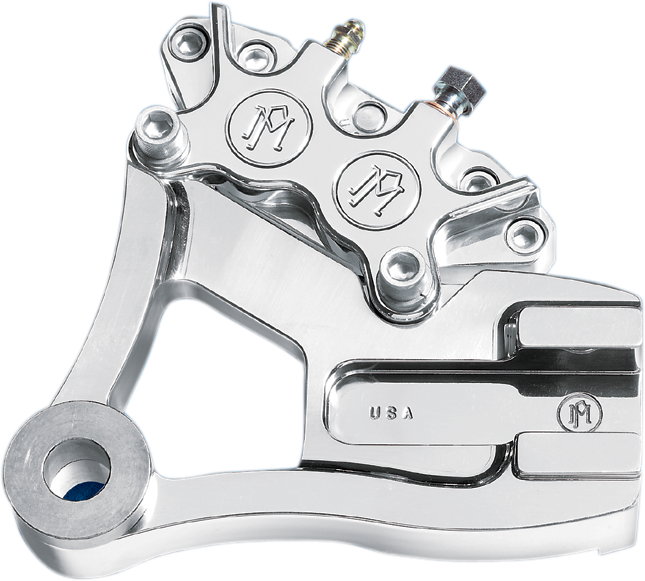Performance Machine (PM) Caliper - Rear - Chrome - 91-99 FXDB/C/L