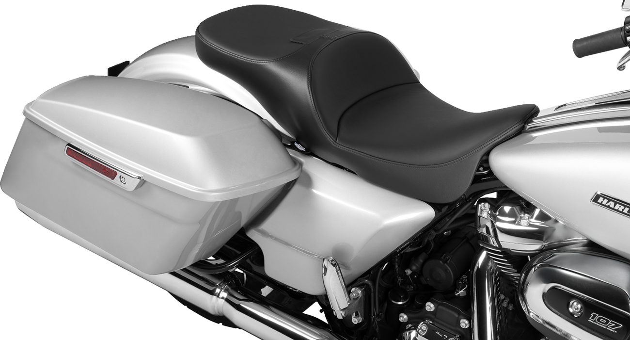 Drag Specialties Seats Extended Reach Freedom Seat - Solar Leather - Smooth Vinyl - FLT/FLH '09-'25
