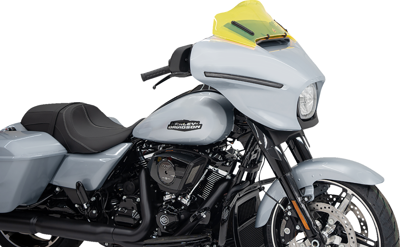 Klock Werks Ice Flare® Windshield - 8" - Yellow Ice - FLHX