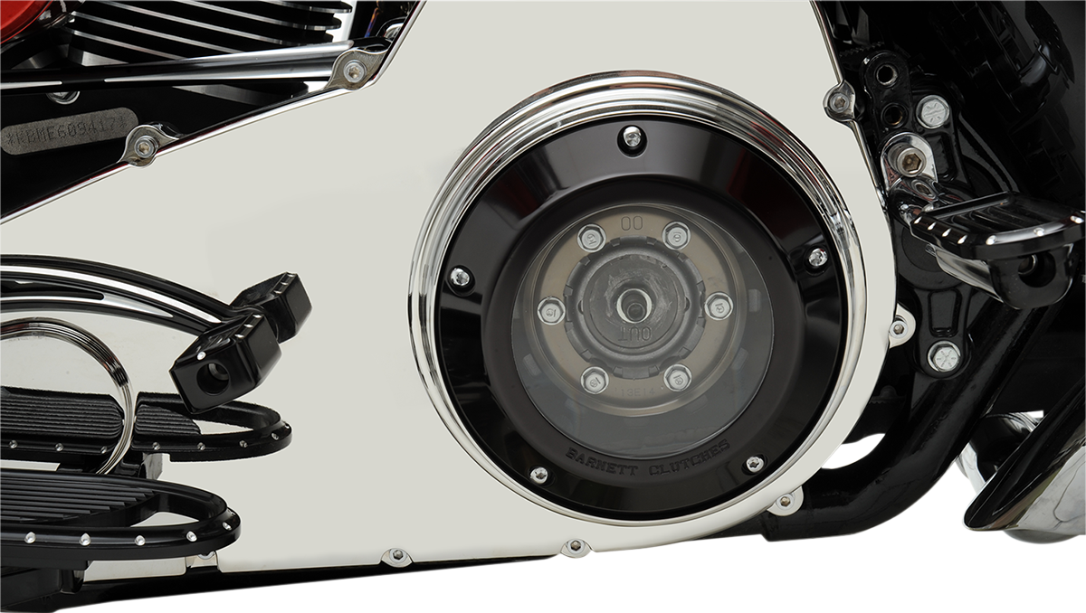 Barnett Derby Cover - Scorpion Series - Black/Anodized - 5 Hole