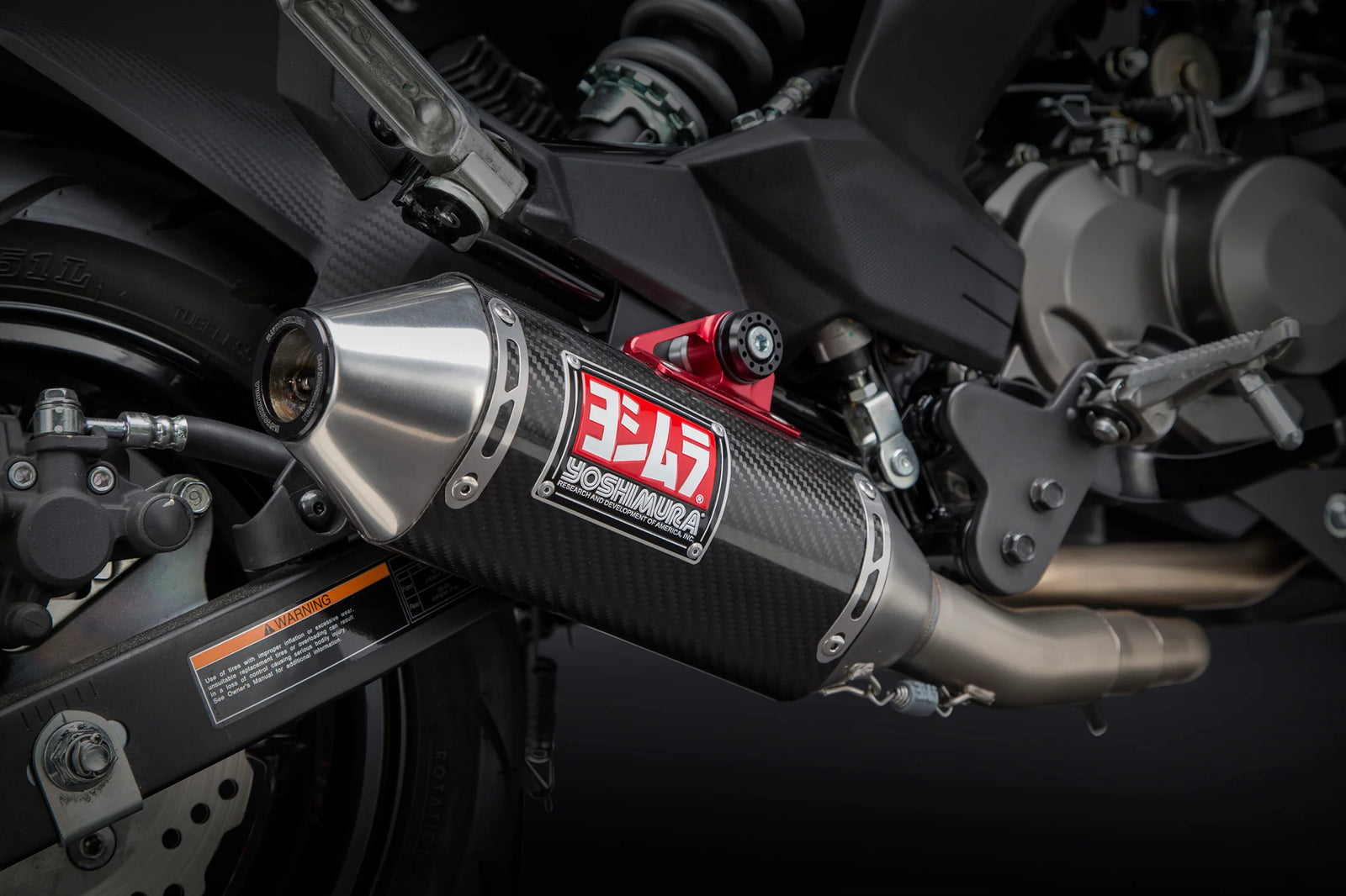 Yoshimura Z125 PRO (BR125) 17-26 Race RS-2 Stainless Full Exhaust, W/ Carbon Fiber Muffler