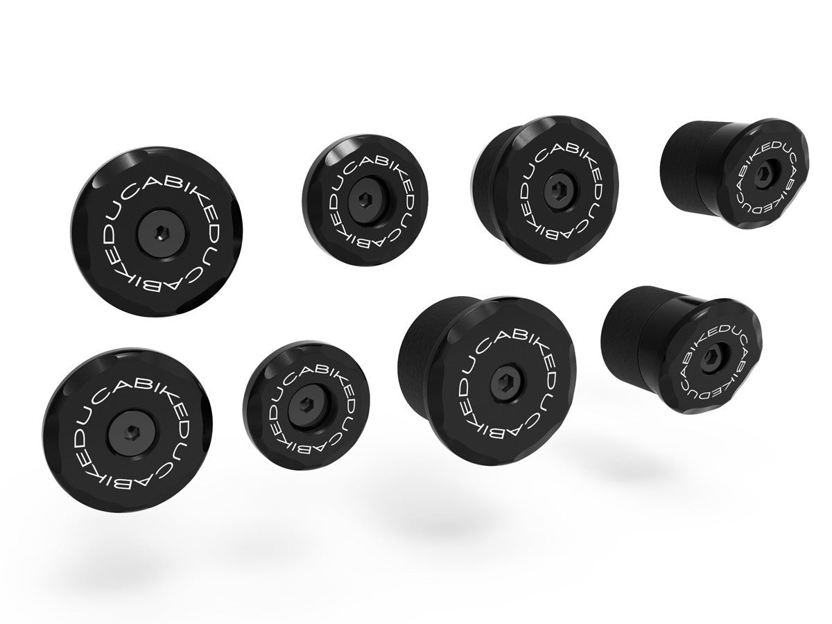 Ducabike DBK TTM9371 M937 KIT FRAME PLUGS 8p - BLACK