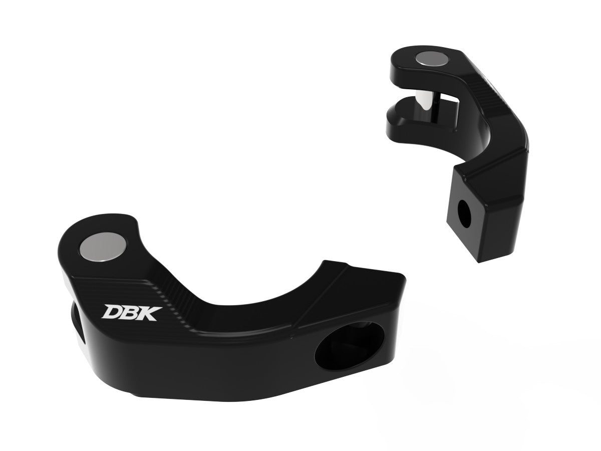 Ducabike DBK MPSS01 Panigale V2 MY 2025 Clamps For Mounting Racing Half-Handlebars - Black