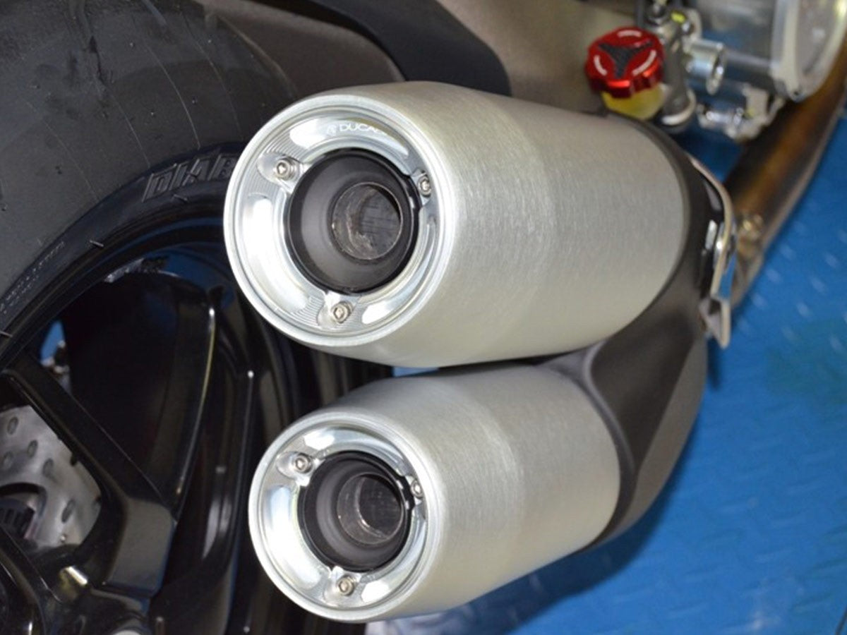 Ducabike DBK FSM01 Bottom Exhaust Monster 1200 - SILVER