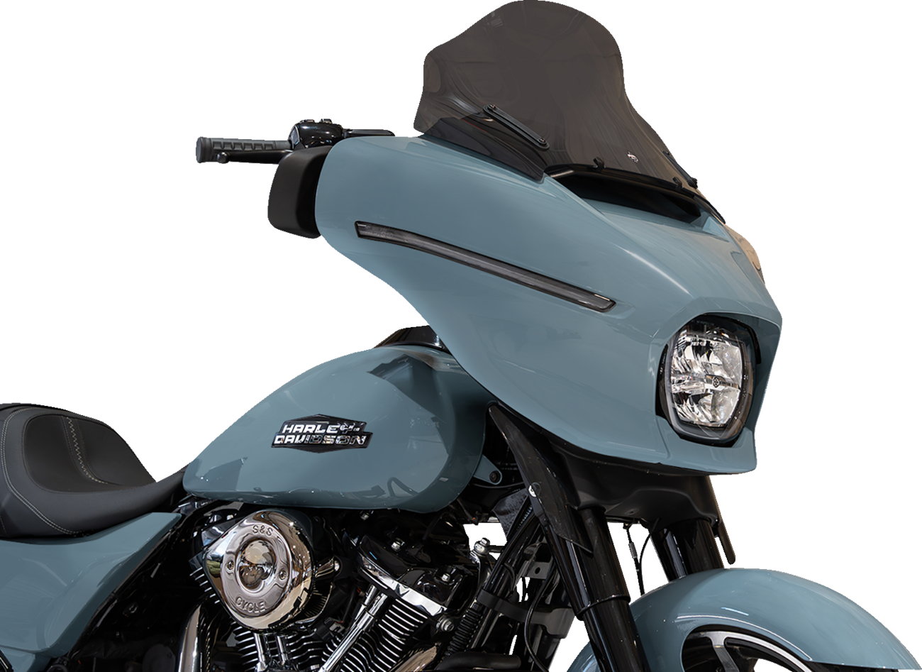 Klock Werks Flare® Windshield - 12" - Dark Smoke - FLHX